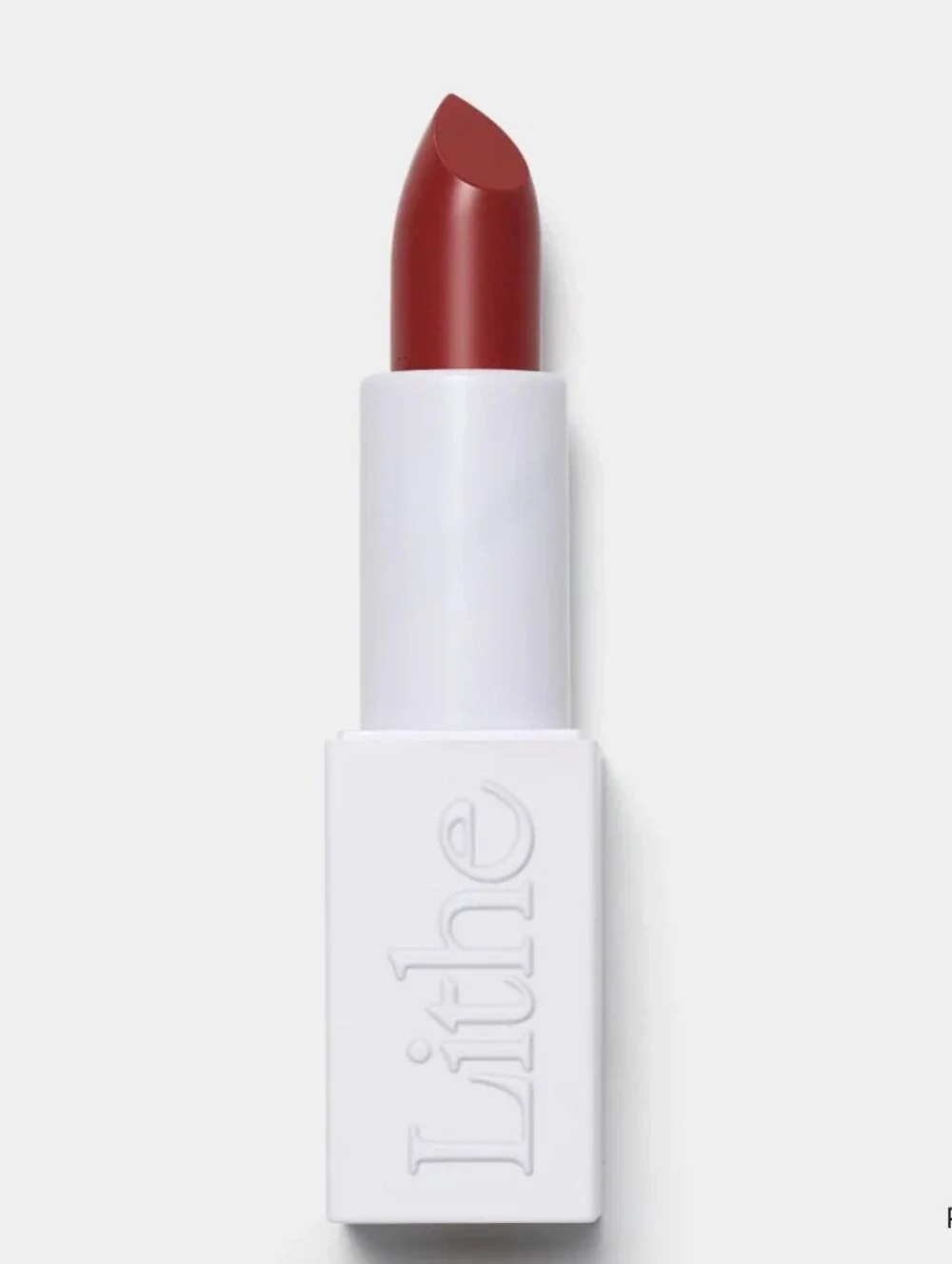 LITHE BEAUTY Nourish & Glow Lipstick - Shade Peony - Vegan Satin Balm